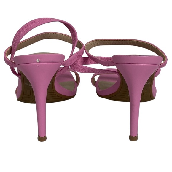 Nordstrom Square Toe Heels Size 6.5 Vanessa BP Pink Begonia 4" Heeled Sandals - Picture 8 of 13